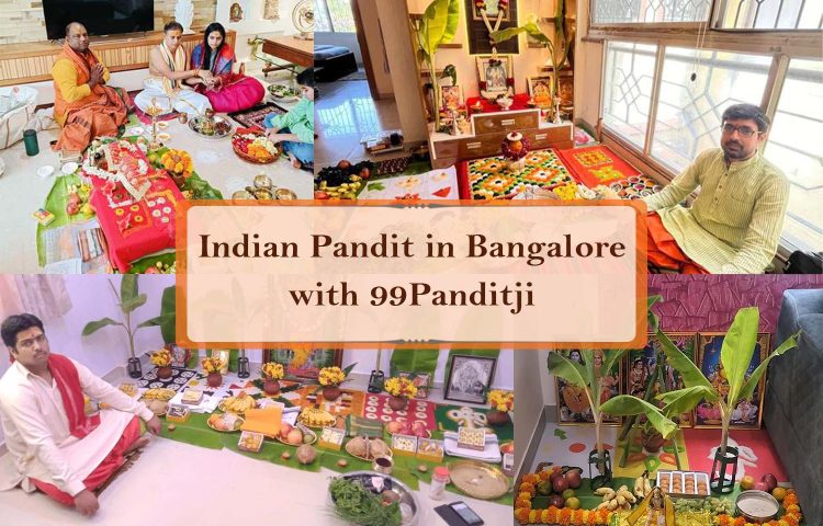 How to book an Authentic North Indian Pandit in Bangalore with 99Panditji?