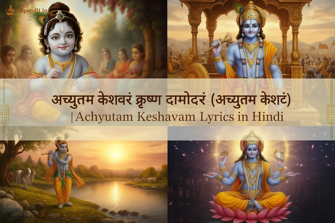 achyutam-keshavam-lyrics -in-hindi